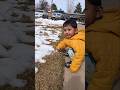 నాకూ holiday కావాలి 😅 #minivlog #usateluguvlogs #babyboy #memories #usa #son #snow #bike
