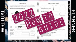 How to Use the 2022 Writual Tarot Planner