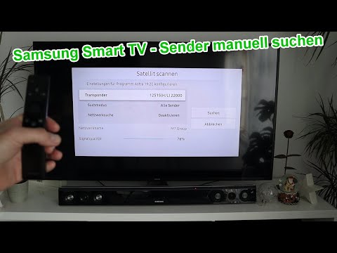 Samsung TV einzelnen Sender manuell hinzufügen - Sender manuell suchen Samsung Smart TV