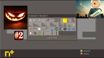 Scary  Face! n+ level editor #2 : Levels Halloween 1 and 2, & Graveyard