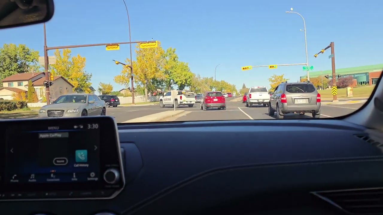 Alberta Class 5 Road test Taradale Registry  route