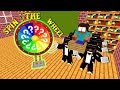 Monster School : LUCKY SPIN THE WHEEL CHALLENGE - Minecraft Animation