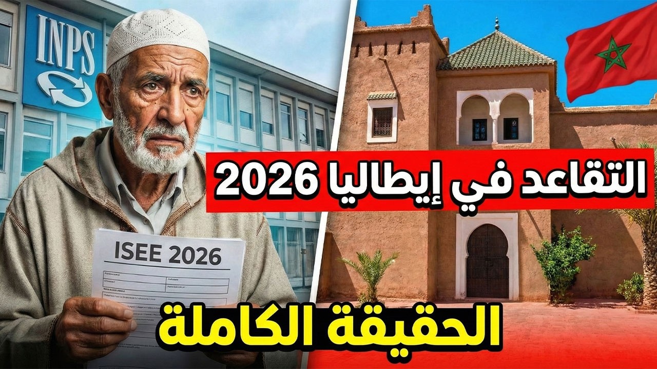🚨 التقاعد إيطاليا 2026: هل منزلك بالمغرب يقطع عنك المساعدات؟ الجواب اليقين