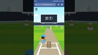 Scoring Half century in Cricket FRVR || Facebook games screenshot 5