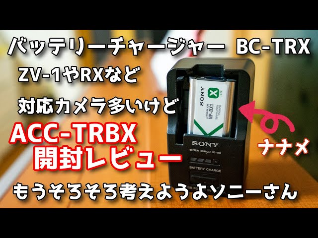 SONY BC-TRX 純正チャージャー