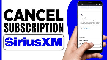 How To Cancel SiriusXM 2024 | Cancel Subscription