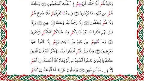 سورة يس برواية ابن وردان عن أبي جعفرــ الشيخ مفتاح السلطني