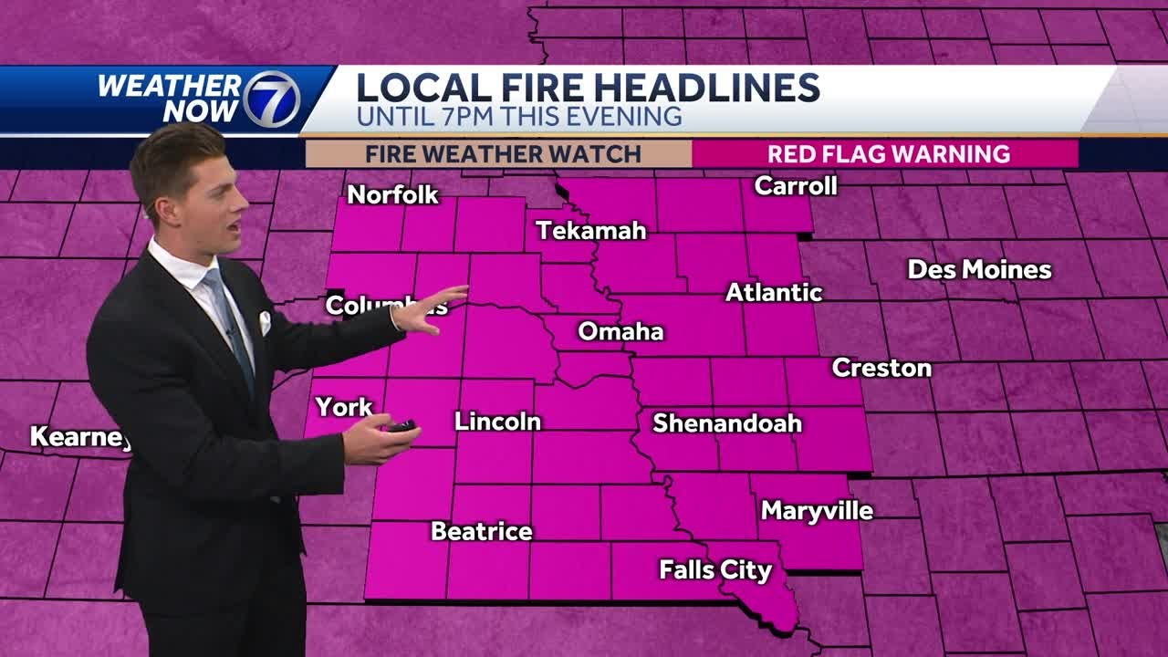 Very high fire danger this Thursday afternoon - YouTube
