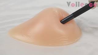 Vollence One Piece Teardrop Silicone Breast Forms Mastectomy