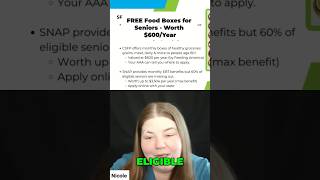 Seniors: Get $600/Year in Free Food Boxes