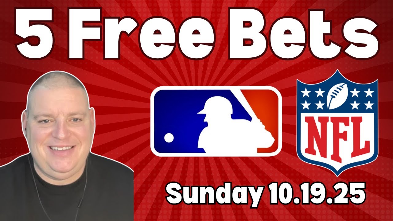 Sunday 5 Free Betting Picks & Predictions - 10/19/25 l Craig's Picks & Predictions