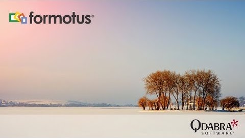 Formotus Creator - build your own Mobile Forms without InfoPath Designer: Qdabra Webinar