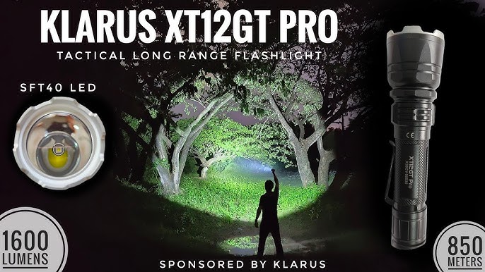 Lampe tactique rechargeable XT21X PRO 4400 lumens KLARUS - TOM-Airgun