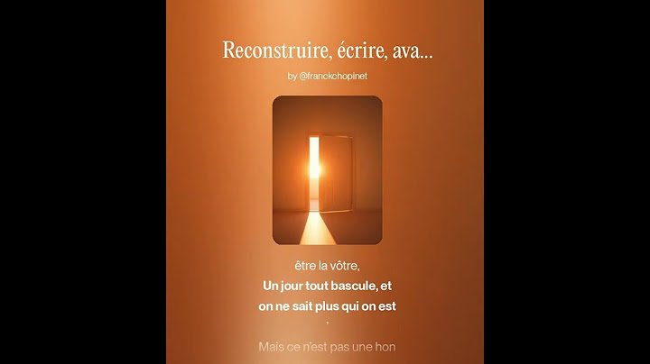 01 -  Reconstruire, écrire, avancer @infonumerique
