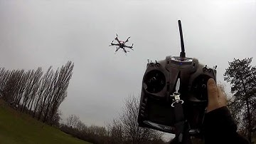 SIX Hexcopter ( part with KK2 1.5 Self level in action)