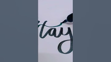 Write with me #calligraphy #itzy #midzy #shorts