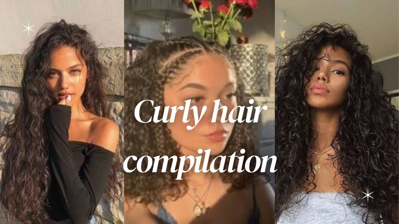 Curly hair routine compilations #curlyhair #curlyhairroutine #style #curly #haircare #hair