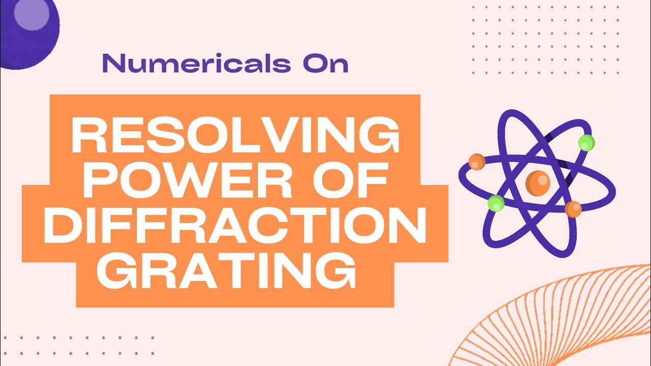 Numerical Problem on Resolving Power of Diffraction Grating | By FoS ...