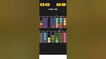 Ball sort puzzle. Level 253