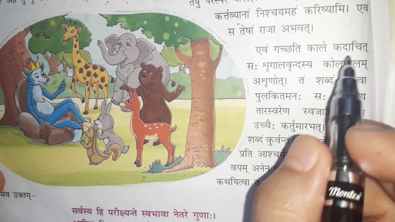 SANSKRIT CLASS 8 CH 5 HINDI ANUVAD YouTube