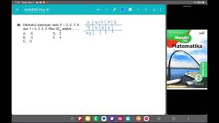 36 Given the data pair X = 2, 5, 7, 6 and Y = 4, 3, 2, 3, the value of SS xy is