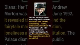 Princess Dianas 1992 biography by Andrew Morton shook the monarchy to its foundations