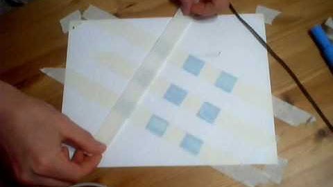 How to make a checkerboard pattern with masking tap