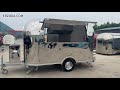 Erzoda food trailer catering trailer single axis 38m erzoda foodtrailer