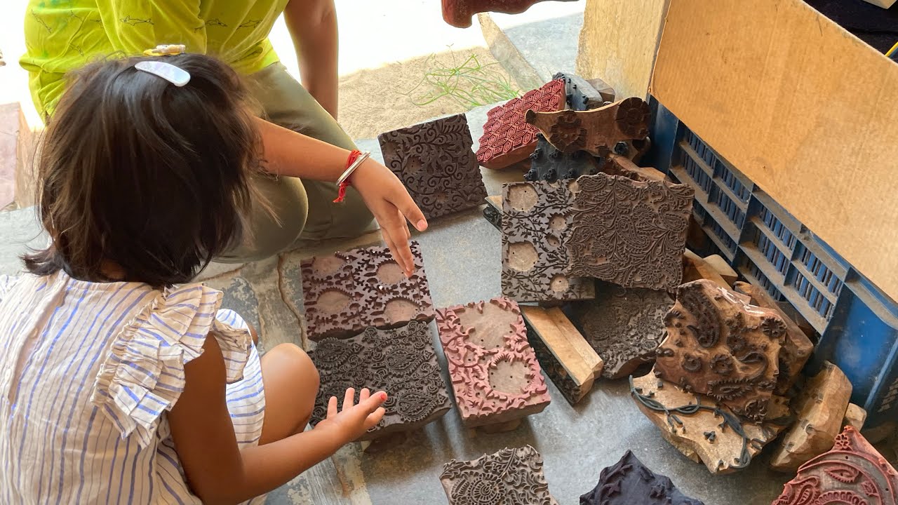 A visit to Kalamkari Village Pedana AndraPradesh.