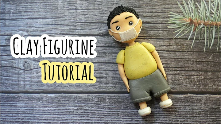 Clay Figurine Tutorial - Boy with mask | Clay Craft Ideas | Cold Porcelain Clay Art