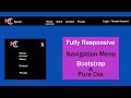 responsive navbar bootstrap with custom Css bangla tutorials