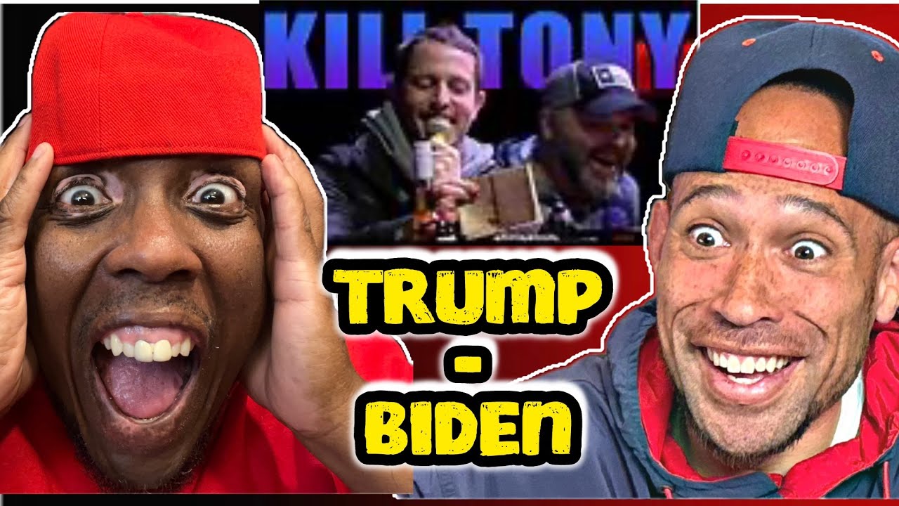 Platinum Rapper's REACTION to Trump & Biden funniest moments on Kill Tony PT.1 w/@BlackPegasusRaps