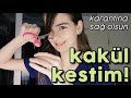 Kendime Kakül Kestim (el işi makasıyla)