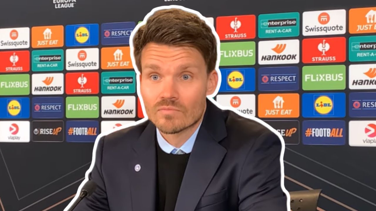 Danny Riehl Danny Röhl’s message to Rangers fans after 3-0 Brann defeat - YouTube