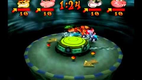 Crash Bash - Warp Room 5: Control Room - 95) Splash Dash Lv. 4
