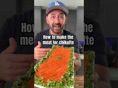 Chikufte Or Kibbe Naya Meat Preparation Howto