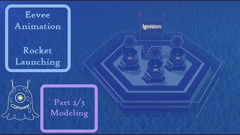 Low Poly Rocket Launching |  Blender 2.9 Eevee Animation | Part 2/3 | Modeling