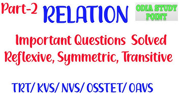 Relation and Function (Part-2) OAVS TGT MATH