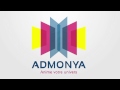 Animation du logo admonya en 3d