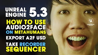 Audio2Face to MetaHuman | How to Export A2F USD to MetaHuman | Unreal Engine 5.3