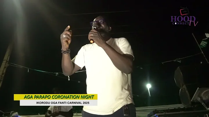 Aga Parapo coronation night 2025 Rado Speech the Coordinator of Ikorodu Oga fanti carnival 