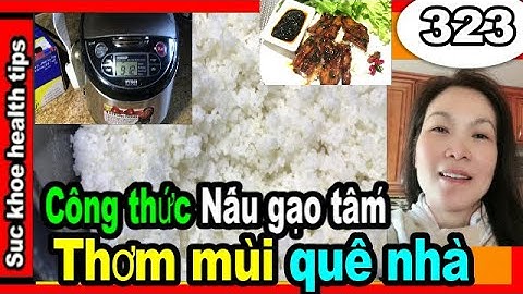 Cách Nấu gạo tấm MÙI QUÊ NHÀ bằng nồi cơm điện,#323 vegan cooking _ cook broken rice, SKHT