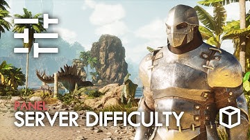 How to Change Difficulty Settings on #ArkSurvivalAscended Servers #apex