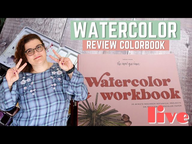 Watercolor Workbook flip through 