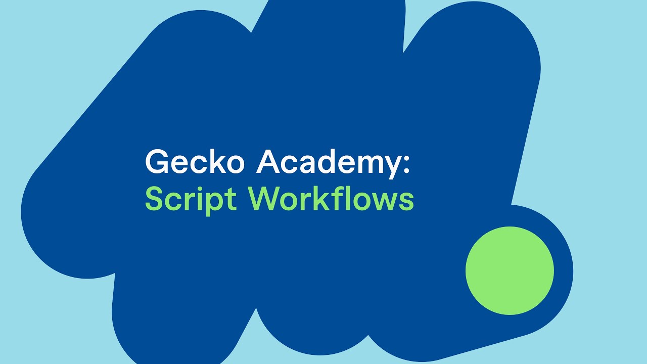 Script Workflows - YouTube