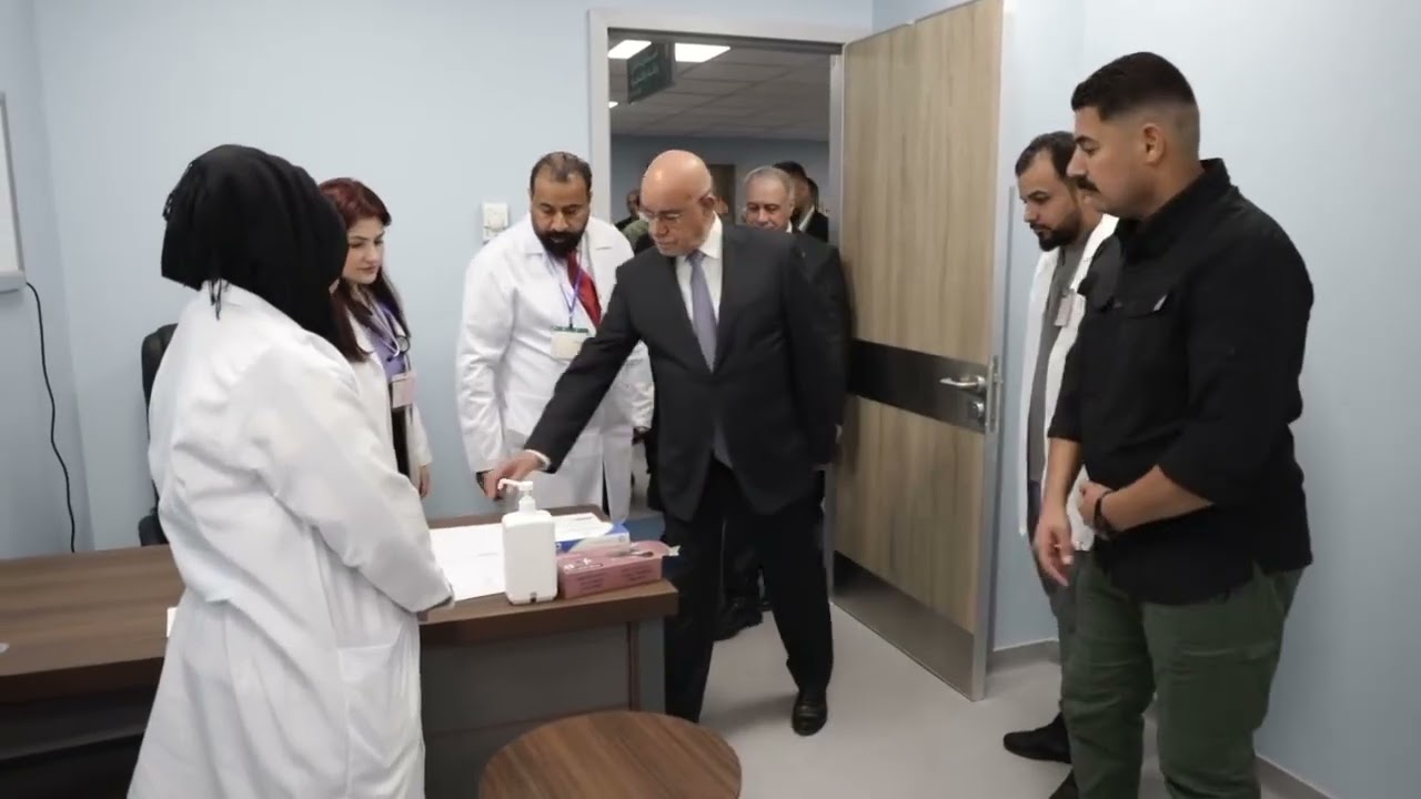 وزير الصحة يشرف ميدانياً على مراحل تشغيل مستشفى الفضيلية العام في بغداد