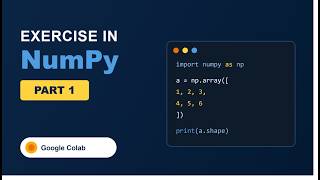 Practice NumPy Exercise
