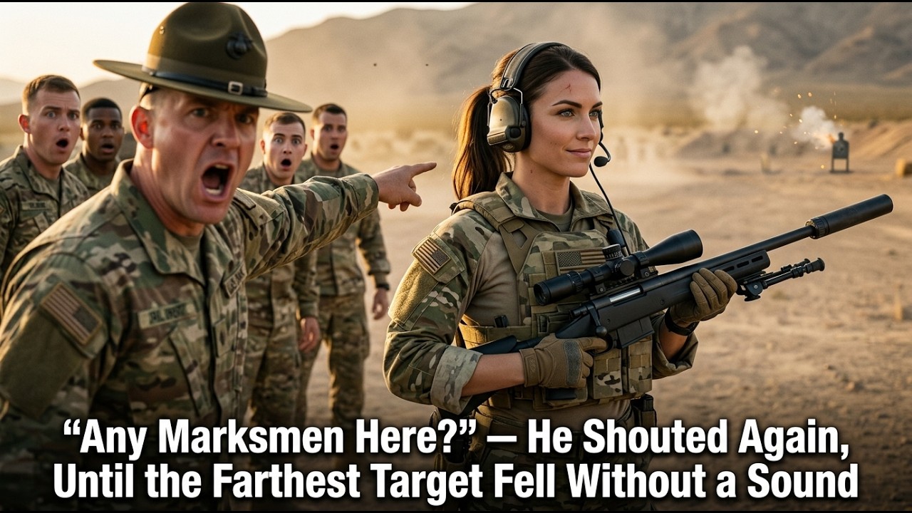 “Any Marksmen Here?” — He Shouted Again, Until the Farthest Target Fell Without a Sound
