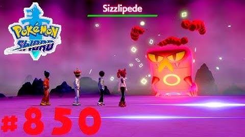 Pokemon Sword Shiny Dynamax Sizzlipede Raid & Catch