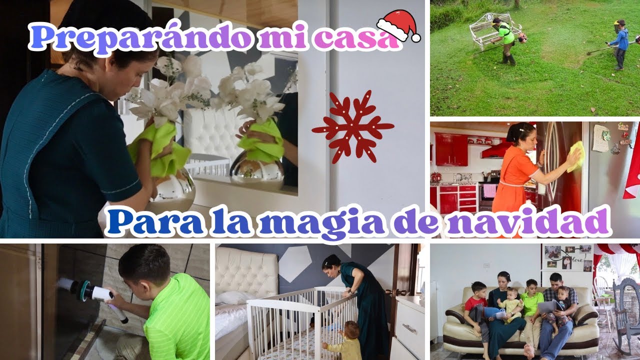 Así Dejo Mi Hogar Brillando🤩Limpieza de2️⃣Días 🌸 Preparando Todo para Navidad 🎄 